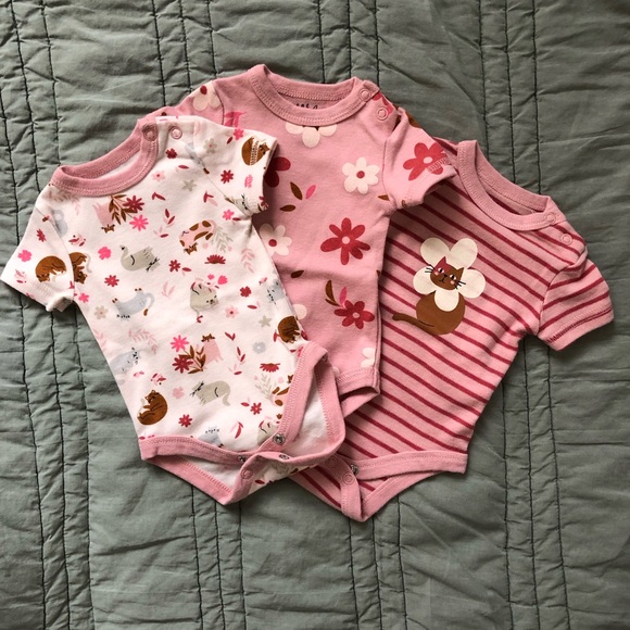 Baby bodysuit set 3 never worn - Picture 1 of 2